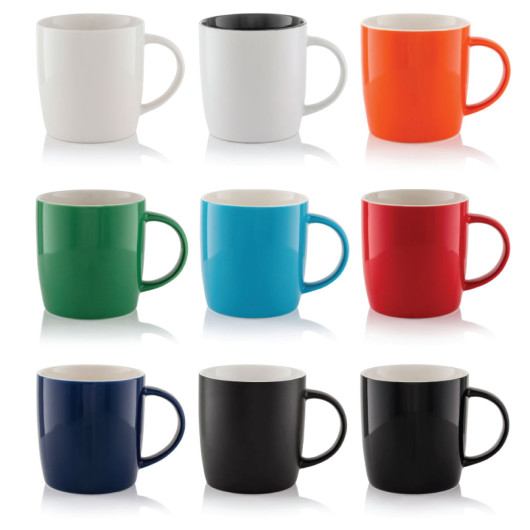 Colours Two Tone New Bone China Mugs